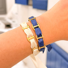 Jonc tissu Bleu marine