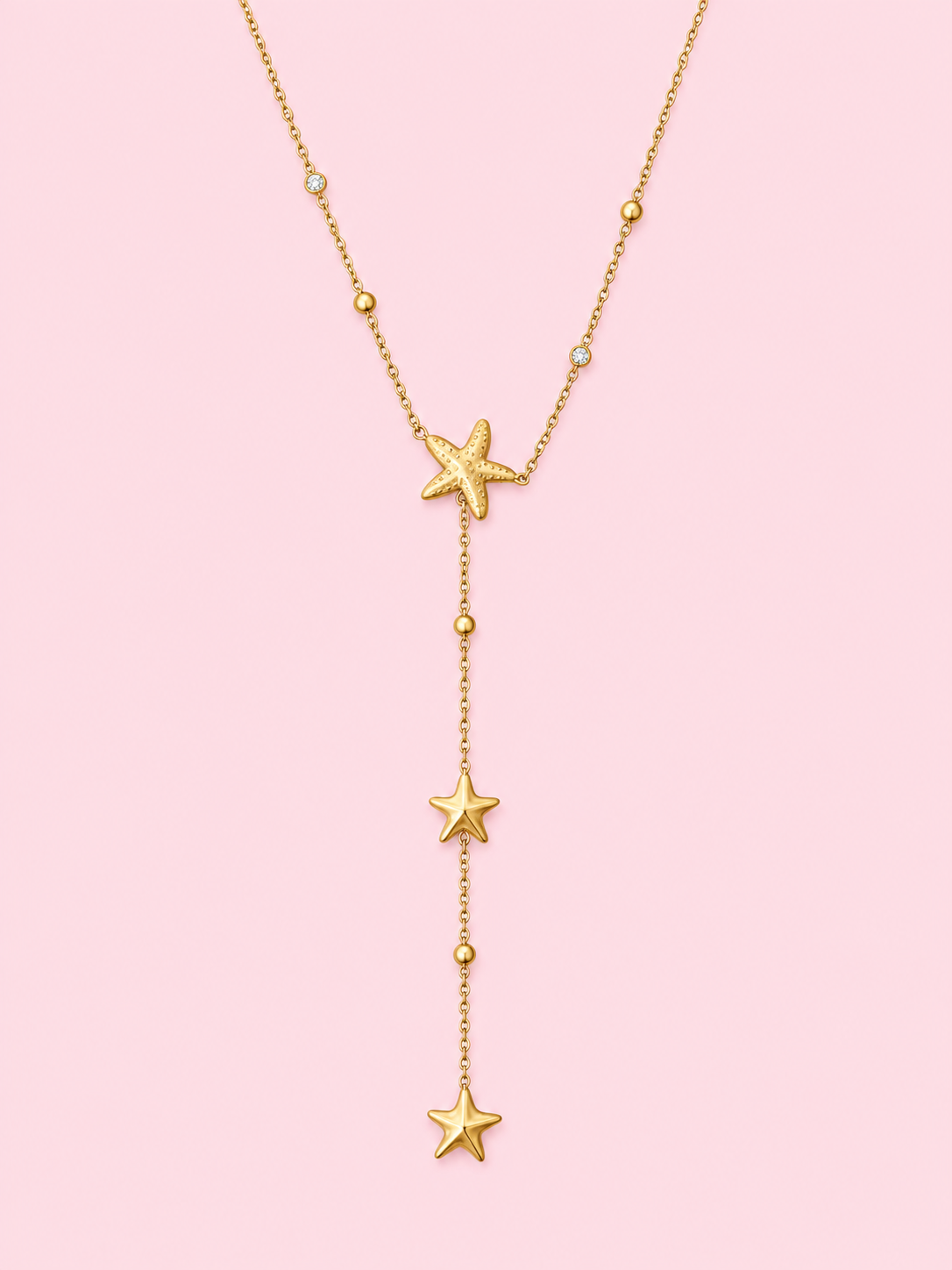 Collier Baela en acier inoxydable doré