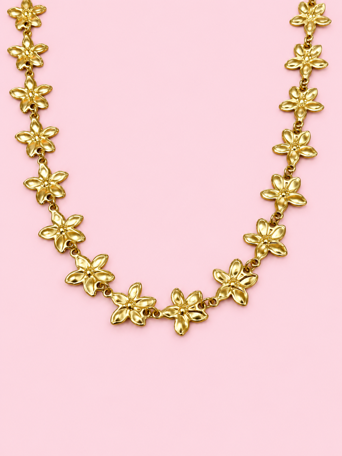 Collier Eclea en acier inoxydable doré