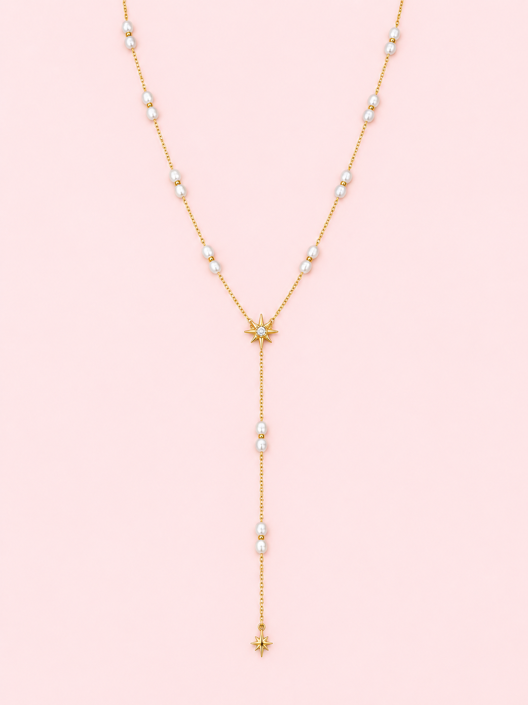 Collier Elie en acier inoxydable doré