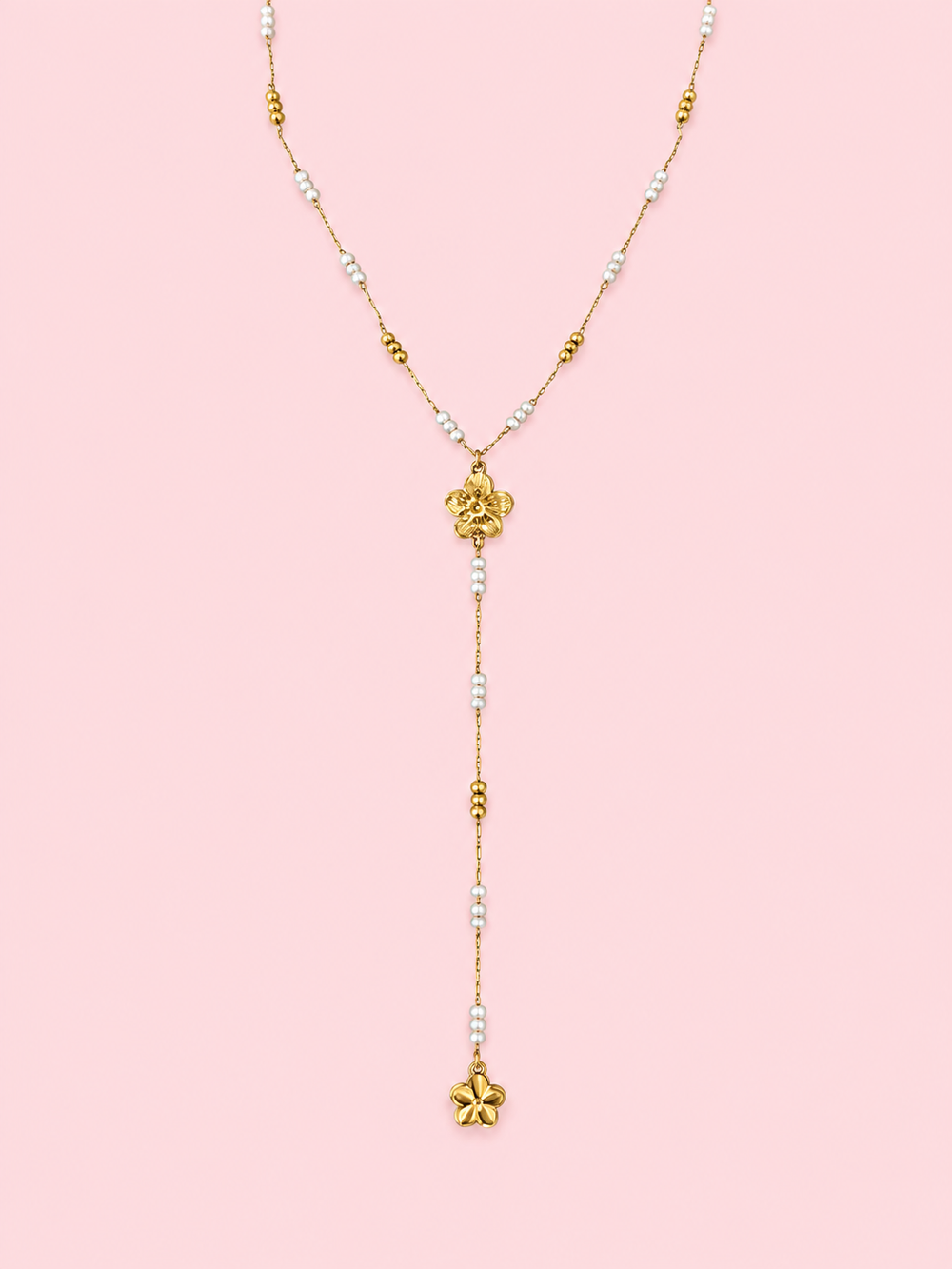 Collier Fiona en acier inoxydable doré