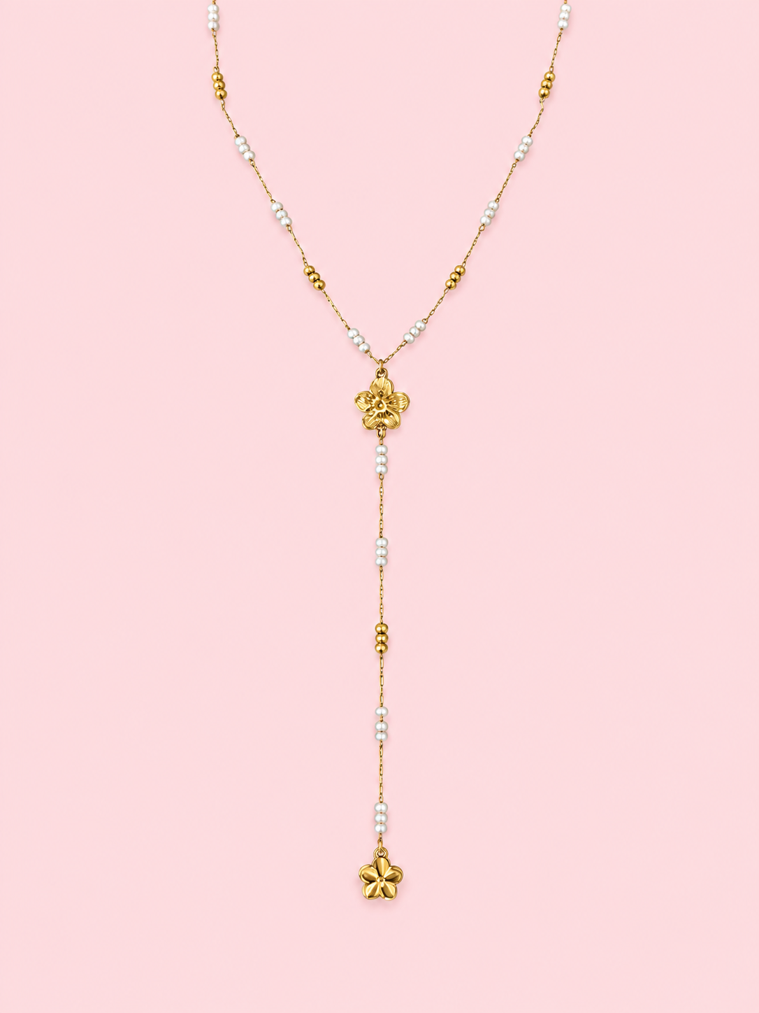 Collier Fiona en acier inoxydable doré