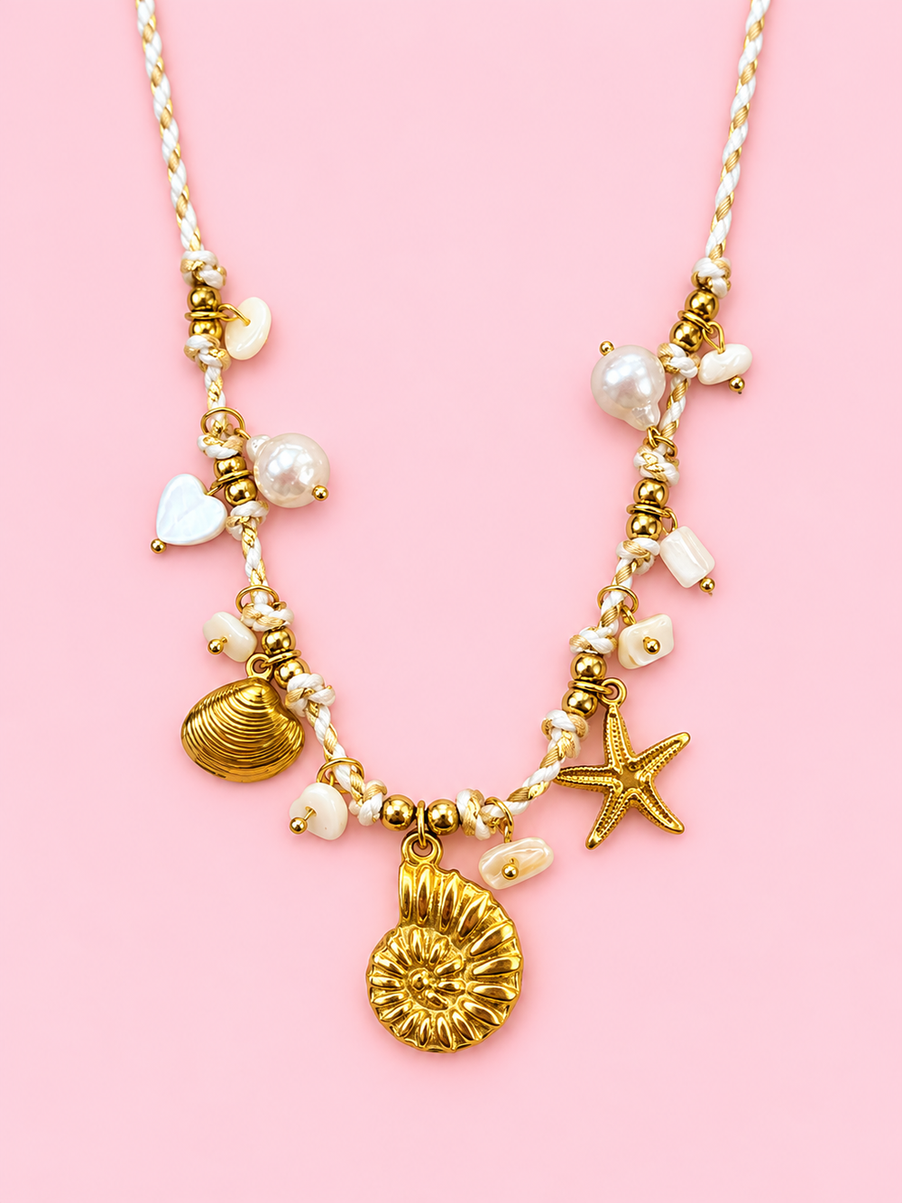 Collier Kayla en acier inoxydable doré