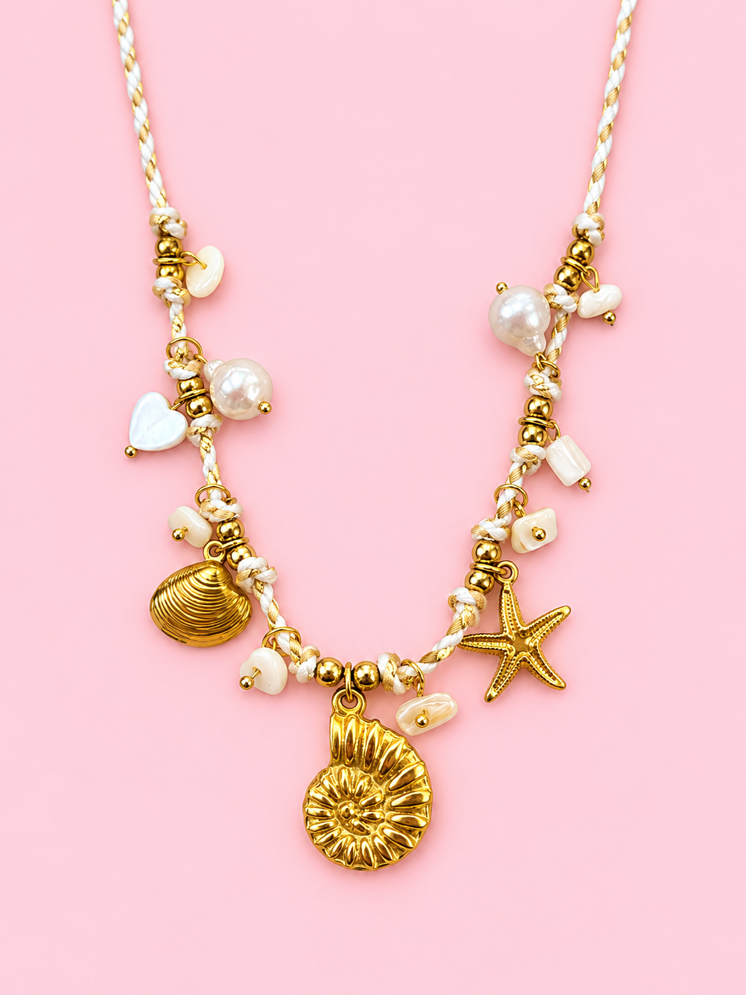 Collier Kayla en acier inoxydable doré