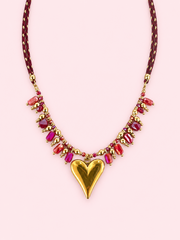 Collier Lova en acier inoxydable doré