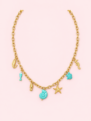 Collier Mirage en acier inoxydable doré