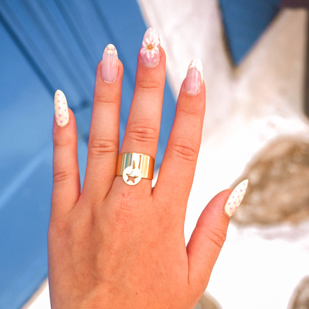 Bague Clara dorée