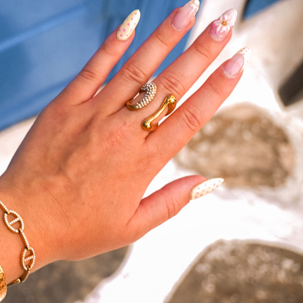 Bague Glam dorée