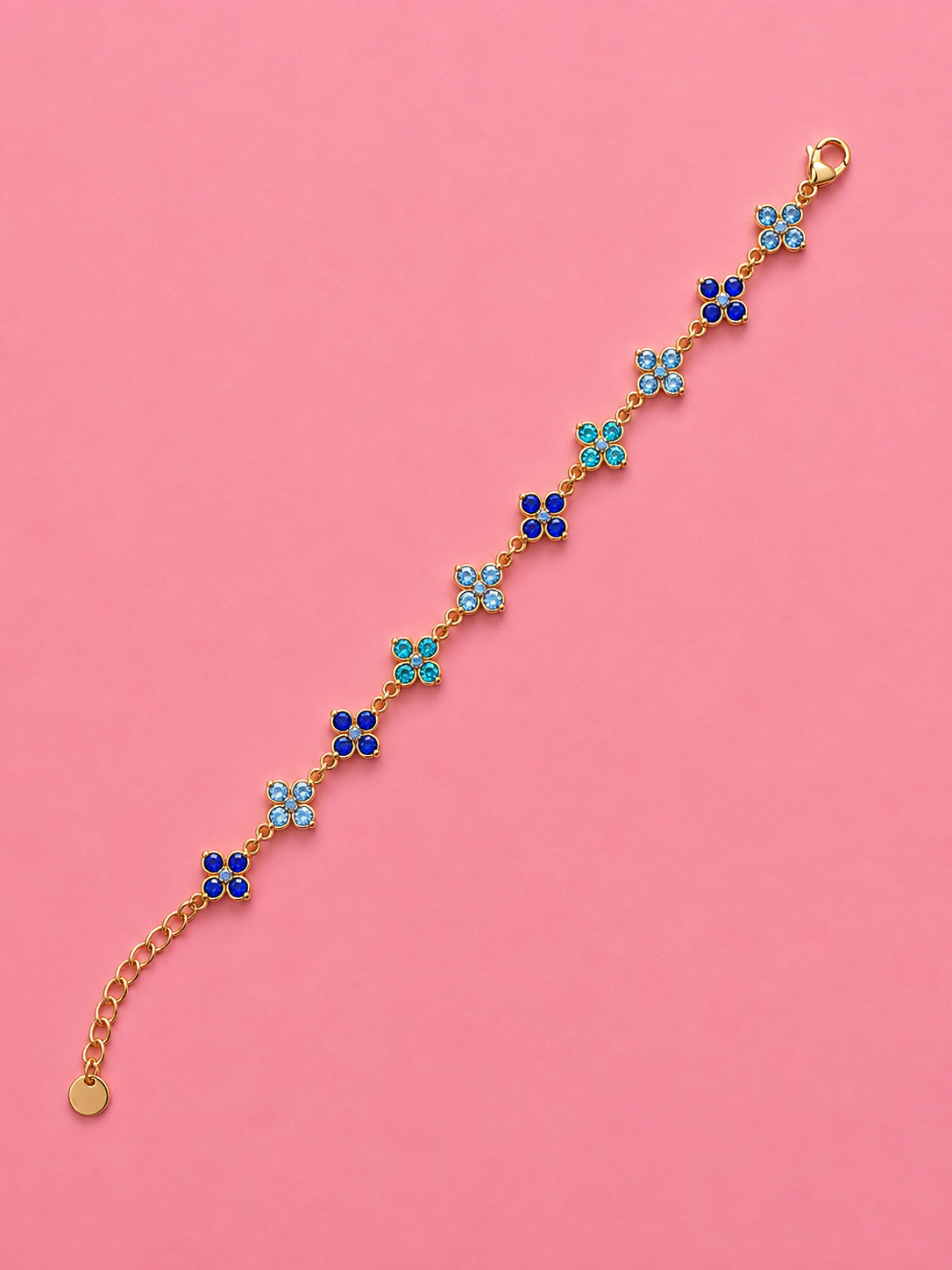 Bracelet Perle de l'Océan en acier inoxydable, ajustable, porté