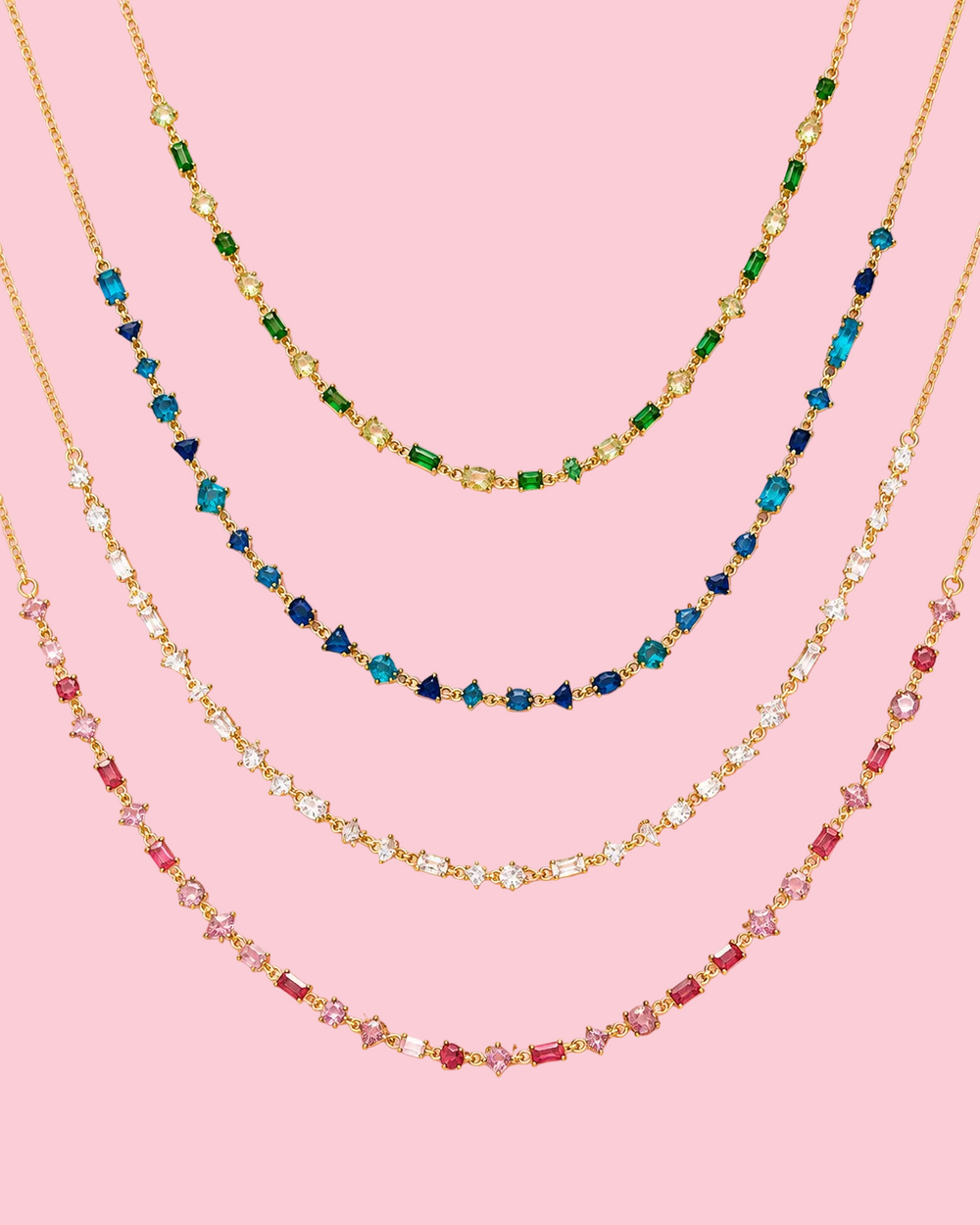 Collier Costa Rica en acier inoxydable, ajustable, porté