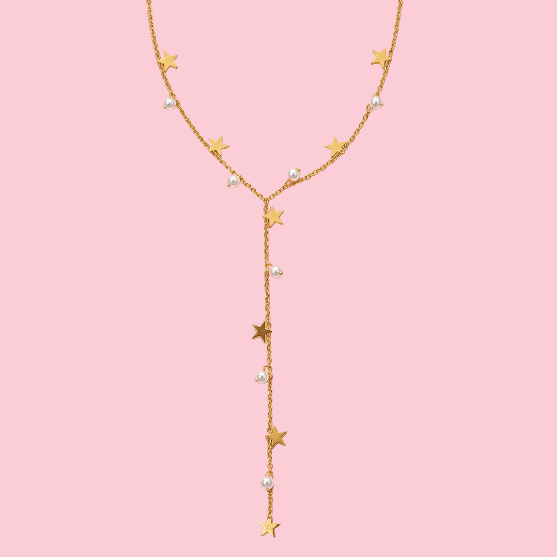 Collier Elia en acier inoxydable, ajustable, porté