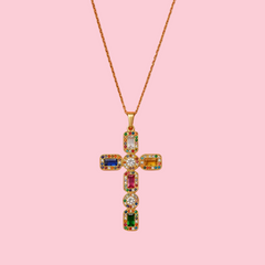 Collier Gaya en acier inoxydable, ajustable, porté