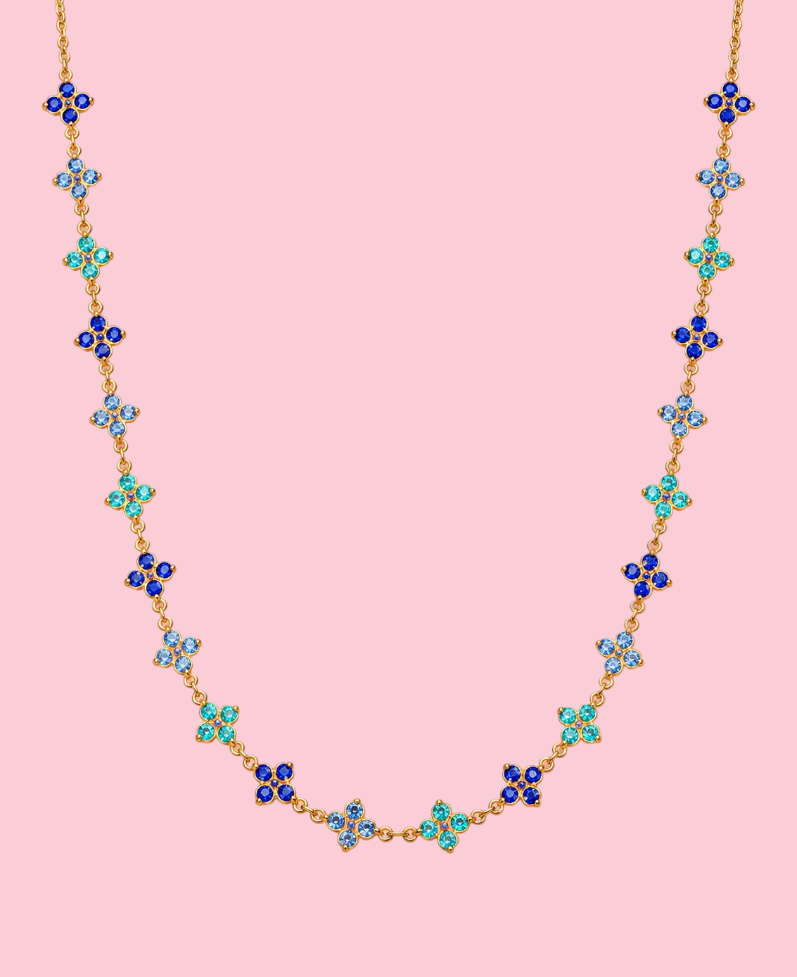 Collier Perle de l'Océan en acier inoxydable, ajustable, porté