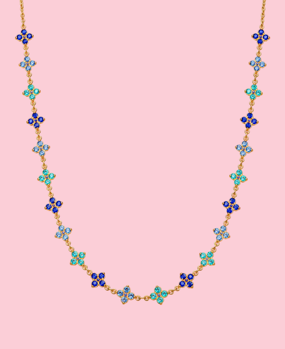 Collier Perle de l'Océan en acier inoxydable, ajustable, porté