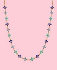Collier Perle de l'Océan en acier inoxydable, ajustable, porté